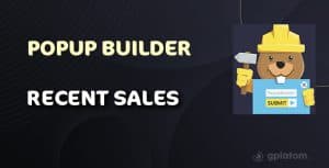 Download Popup Builder Recent Sales