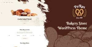 Download Porus - Bakery Store WordPress Theme