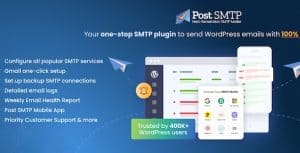 Download Post SMTP (Free Activated) GPL WordPress Plugin