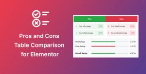Download Pros & Cons Widget for Elementor GPL WordPress Plugin