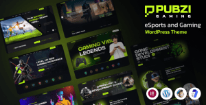 Download Pubzi - eSports and Gaming WordPress Theme GPL WordPress Plugin
