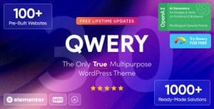 Download Qwery - Multi-Purpose Business WordPress Theme + RTL