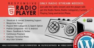 Download Radio Player Shoutcast & Icecast WordPress Plugin