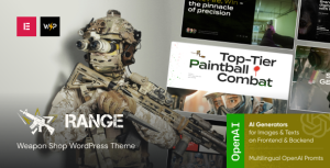 Download Range - Weapon Shop WordPress Theme