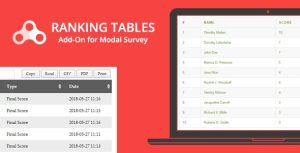 Download Ranking Tables - Modal Survey AddOn