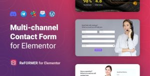 Download ReFormer – Multichannel Contact Form for Elementor - GPL WordPress Plugin