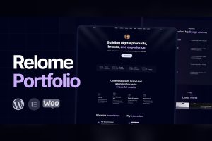 Download Relome - Personal Portfolio WordPress Theme GPL WordPress Plugin
