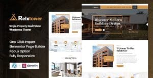 Download Relxtower - Single Property WordPress Theme