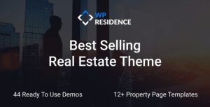 Download Residence Real Estate WordPress Theme