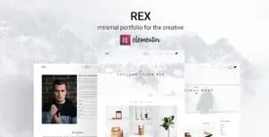 Download Rex - Minimal WordPress Portfolio Theme