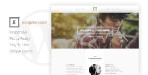 Download RIVAL One Page Vcard Wordpress Theme