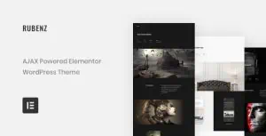 Download Rubenz - Creative Portfolio AJAX WordPress Theme