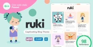 Download Ruki - A Captivating Personal Blog Theme GPL WordPress Plugin