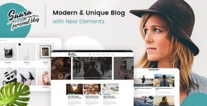 Saara - Minimal Blog WordPress