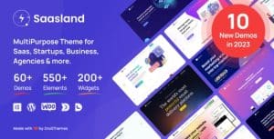 Download Saasland - MultiPurpose WordPress Theme for Startup