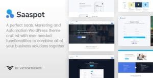 Download SaaSpot - SaaS Marketing Automation WordPress Theme