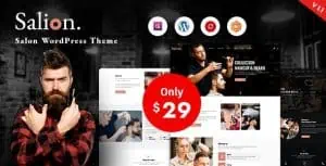 Download Salion - Hair Salon WordPress Theme