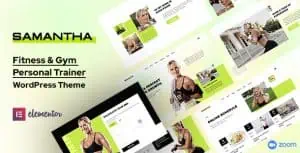 Download Samantha - Personal Trainer & Fitness WordPress Theme