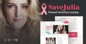 Download Save Julia | Donation & Fundraising Charity WordPress Theme