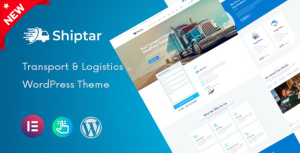Shiptar - Transportation Logistics WordPress Theme