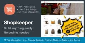 Download Shopkeeper - eCommerce WP Theme