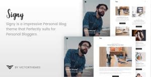 Download Signy - A Personal Blog WordPress Theme