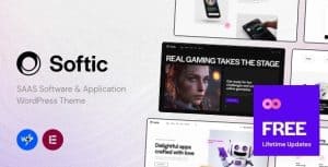 Download Softic - SAAS Software & Application WordPress Theme