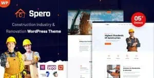 Download Spero - Construction Industry WordPress Theme