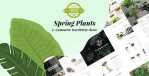 Download Spring Plants - Gardening & Houseplants WordPress Theme