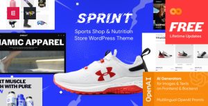 Sprint - Sports Shop & Nutrition Store WordPress Theme