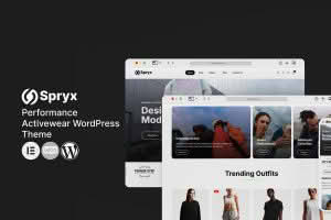 Download Spryx - Performance Activewear WordPress Theme GPL WordPress Plugin