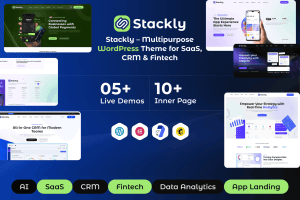 Download Stackly - Multipurpose WordPress Theme for SaaS GPL WordPress Plugin