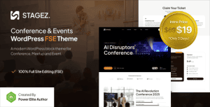 Download Stagez – Conference and Event FSE WordPress Theme