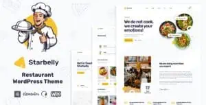 Download Starbelly - Restaurant & Cafe WordPress Theme