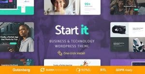 Download Start It - Technology & Startup WP Theme