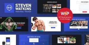 Download Steven Watkins | Personal Gym Trainer & Nutrition Coach WordPress Theme