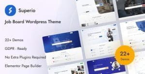 Download Superio - Job Board WordPress Theme