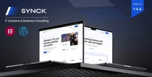 Download Synck IT Solutions WordPress Theme GPL WordPress Plugin