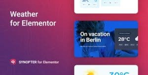 Download Synopter - Weather for Elementor - GPL WordPress Plugin