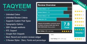 Download Taqyeem - WordPress Review Plugin