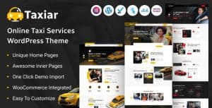 Download Taxiar - Online Taxi Service Wordpress Theme