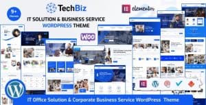 Download Techbiz - IT Solution & Business Consulting Service WordPress Theme