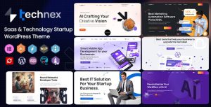 Download Technex - Elementor Technology & Software WordPress Theme GPL WordPress Plugin