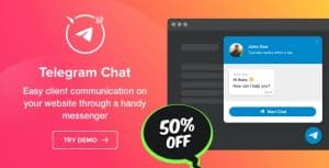 Download Telegram Chat Plugin for WordPress