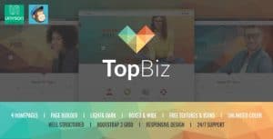 Download TopBiz - Responsive Corporate WordPress Theme