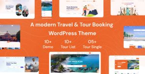 Download Tourio - Travel & Tour Booking WordPress Theme GPL WordPress Plugin