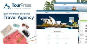 Download TourPress - Travel Booking WordPress Theme