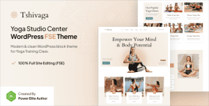 Download Tshivaga – Yoga Studio & Training Center FSE WordPress Theme