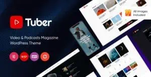 Download Tuber - Video Blog & Podcast WordPress Theme