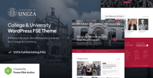 Download Uneza - College & University FSE WordPress Theme